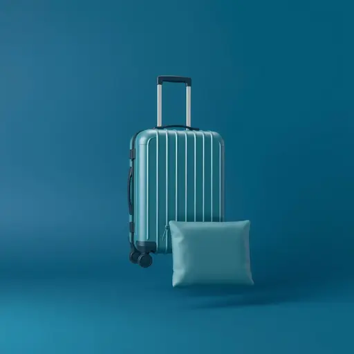 ภาพประกอบสินค้าหมวด Travel Accessories — หมอนรองคอ Memory Foam ม้วนเก็บได้ เทียบราคา 2 ร้านบน Shopee